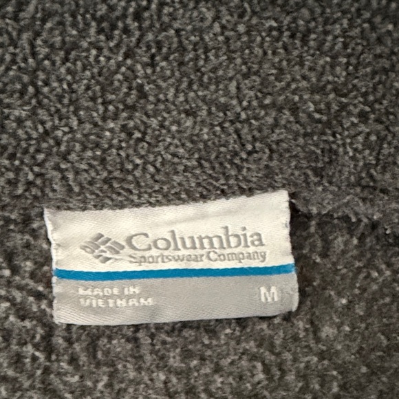 Columbia Charcoal Gray Full-Zip Fleece Jacket - Picture 2 of 3